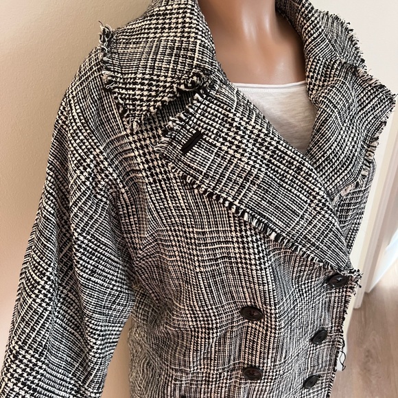 FREE PEOPLE oversized plaid trench/jacket - Picture 13 of 16